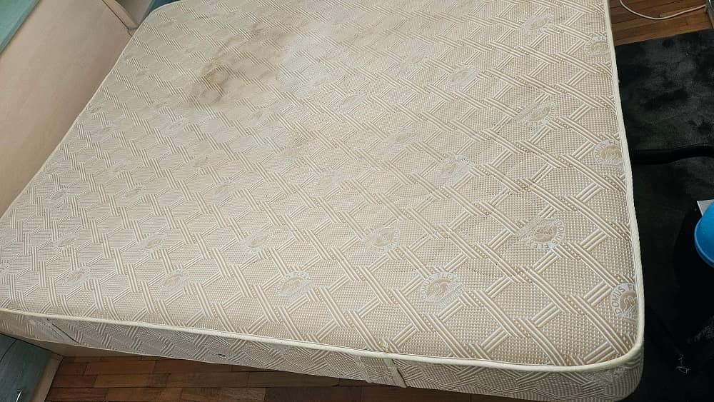 Saltea după curățarea profesională CleanSpot Oradea